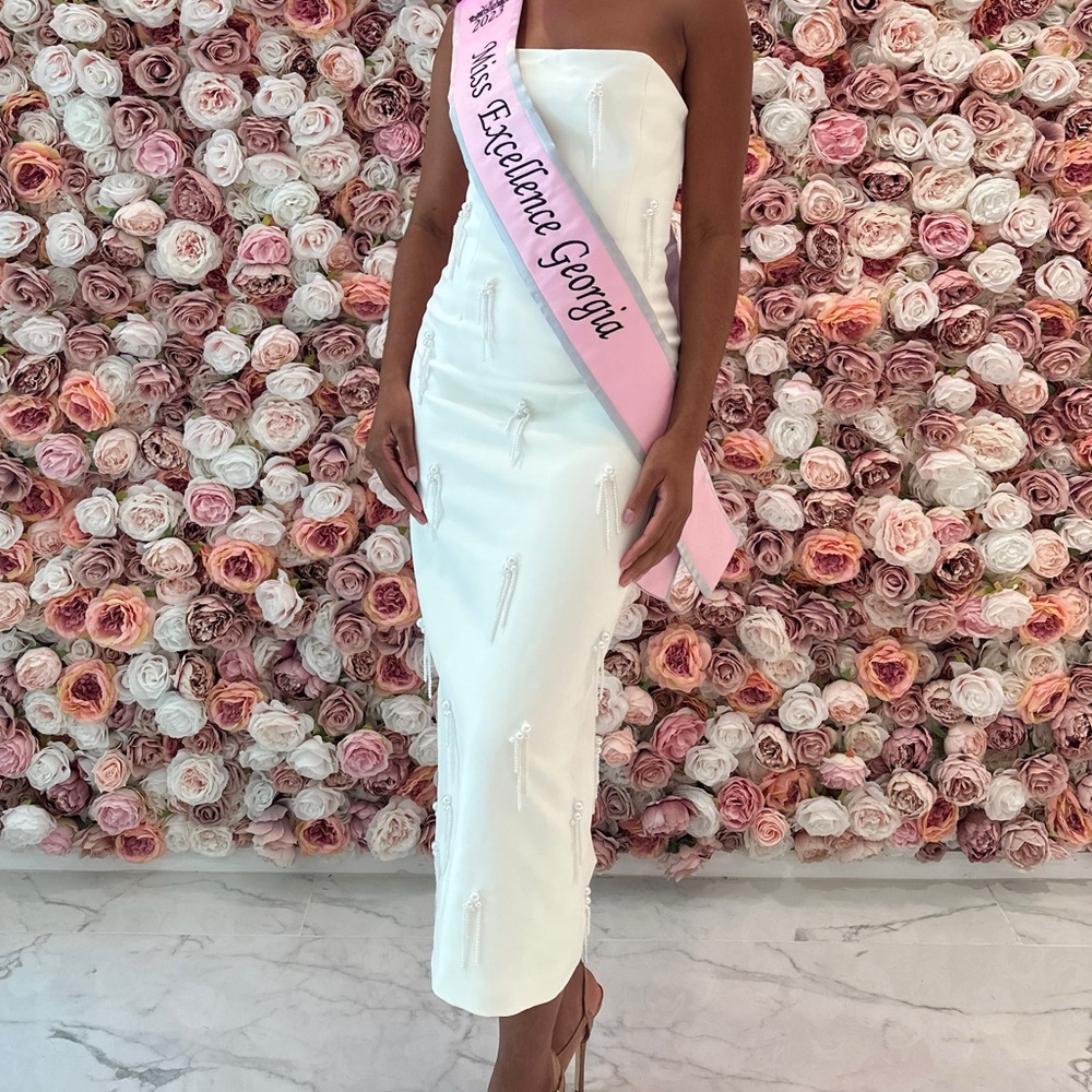 The Ultimate Muse Embellished Midi Dress